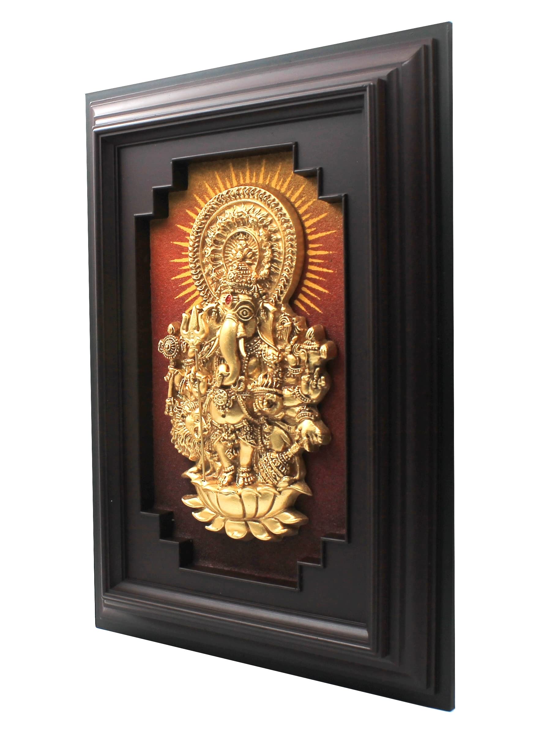 Shilpasree Shubha Drishti Ganapathy Wall Hanging, 10X14 Inches